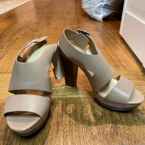 MICHAEL Michael Kors Carla Leather Platform Sandals